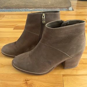Blondo Brown Heeled Booties